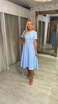 "Lilly" Dress in powder blue (Pre-Order)
