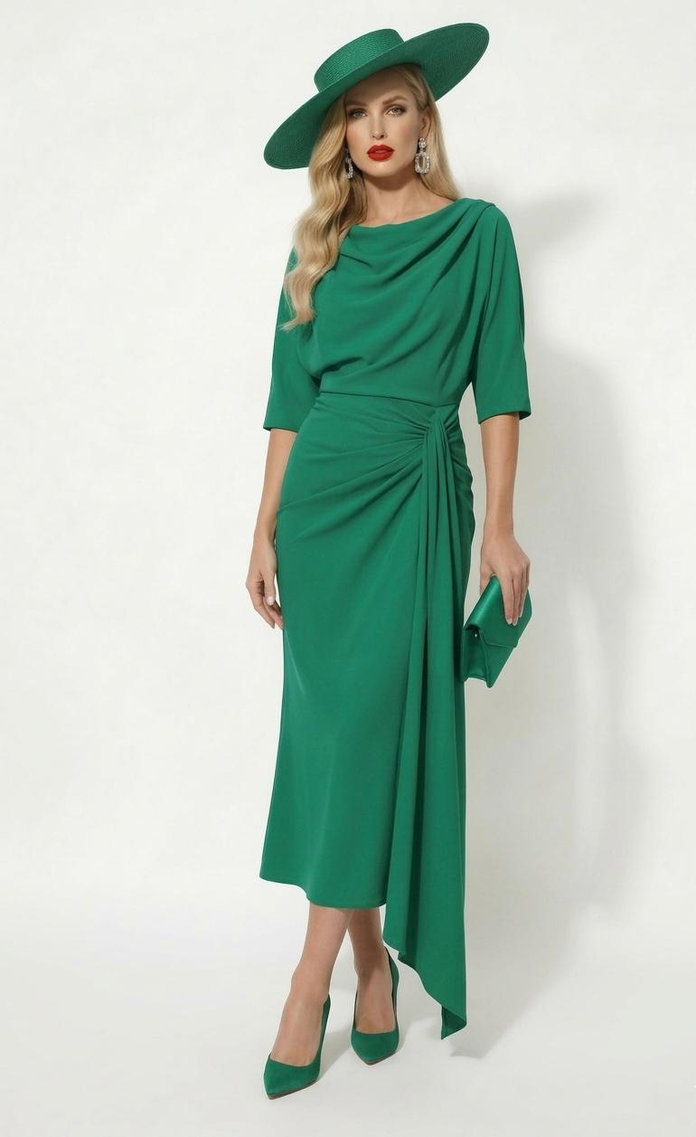 Pre-Order "Paula" Dress In Green