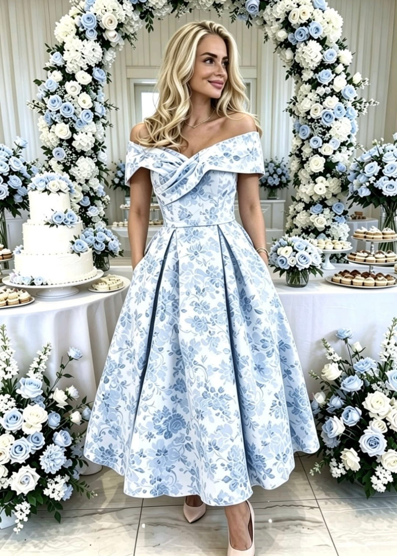 “Robyn” Dress In Blue