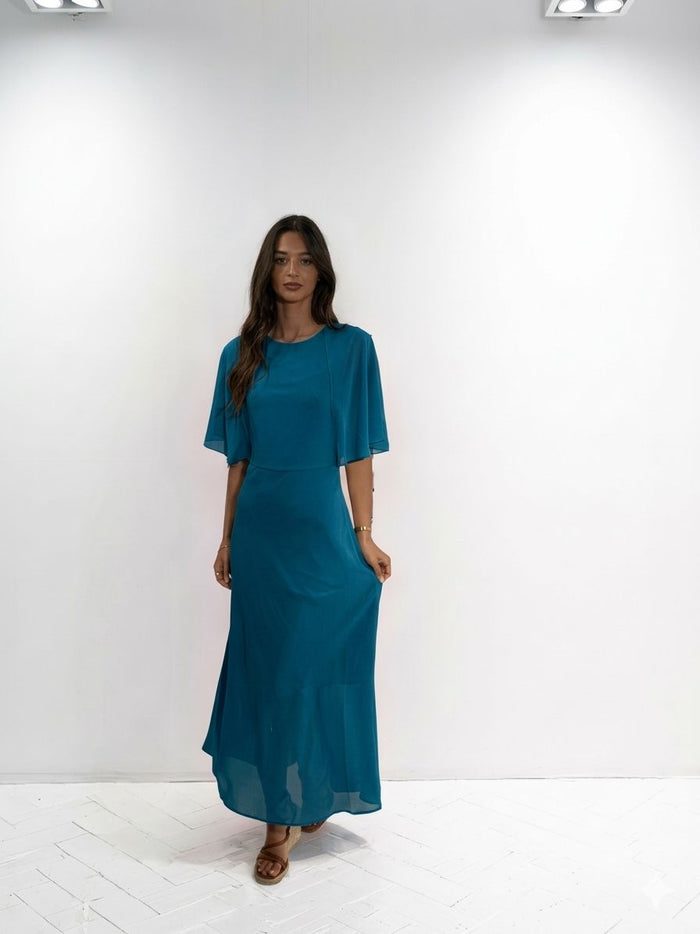 "Martina" Dress In Blue