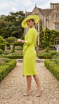 "Lena" Dress In Lime Green