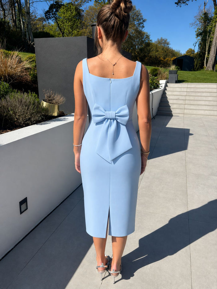 Pre-Order "Clara" Dress In Pale Blue