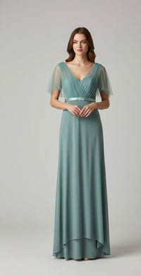 "Mia" Bridesmaid Dress In Teal